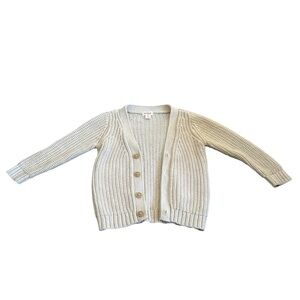 Cream Knit Cardigan Sweater 18month
